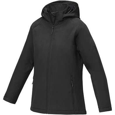 Notus wattierte Softshell Damenjacke, schwarz, L