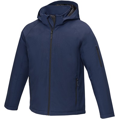 Notus wattierte Softshell Herrenjacke, navy, XL
