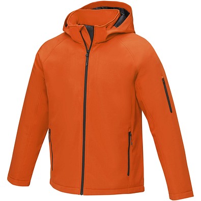 Notus wattierte Softshell Herrenjacke, orange, XL