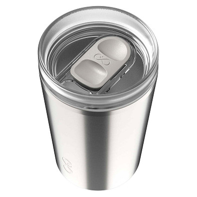 Ocean Bottle 350 ml vakuumisolierter Isolierbecher, edelstahl grau