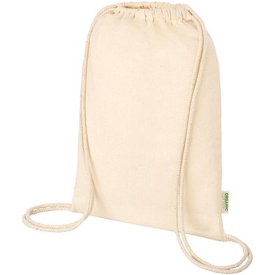 Odisha 140 g/m² OCS Bio-Sportbeutel 5L, natur