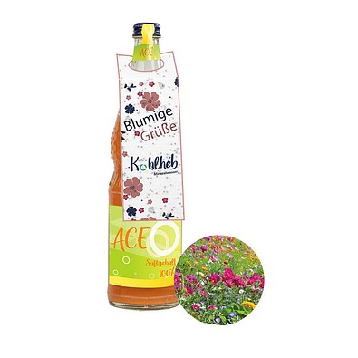 On-Pack Samenpapier, Sommerblumenmischung, 2-seit. Druck