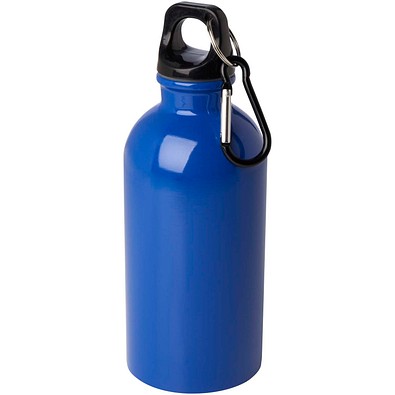 Oregon 400 ml RCS-zertifizierte, einwandige Trinkflasche aus Edelstahl mit Karabinerhaken, royalblau