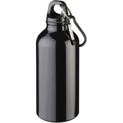 Oregon Trinkflasche mit Karabiner, 400 ml, schwarz Oregon Trinkflasche mit Karabiner, 400 ml, schwarz