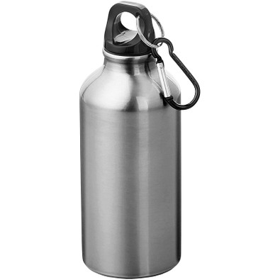 Oregon Trinkflasche mit Karabiner, 400 ml, silber Oregon Trinkflasche mit Karabiner, 400 ml, silber