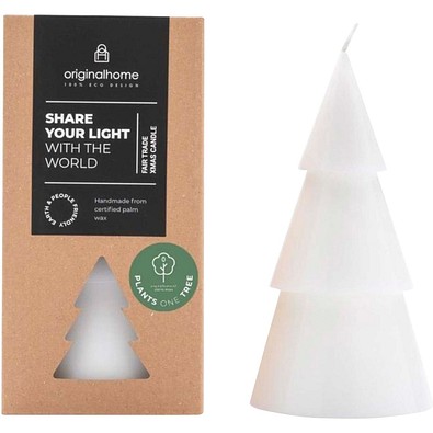 Originalhome Weihnachtsbaum Kerze L, weiss