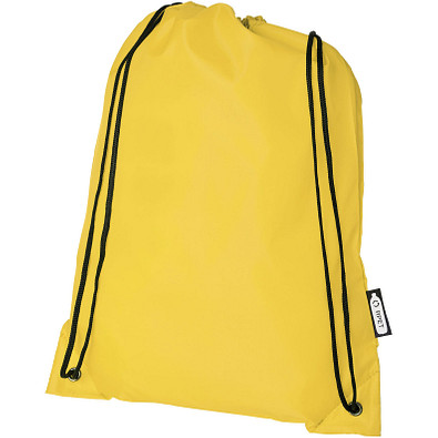 Oriole Sportbeutel aus RPET 5L, gelb