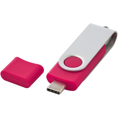 OTG Rotate USB Typ-C Stick, magenta, 2GB