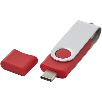 OTG Rotate USB Typ-C Stick, rot, 8GB