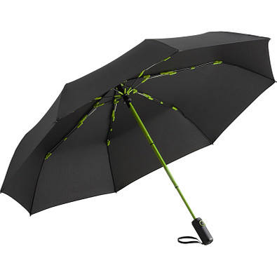 FARE® Oversize Taschenschirm Colorline, schwarz/limette FARE® Oversize Taschenschirm Colorline, schwarz/limette