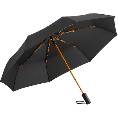 FARE® Oversize Taschenschirm Colorline, schwarz/orange FARE® Oversize Taschenschirm Colorline, schwarz/orange