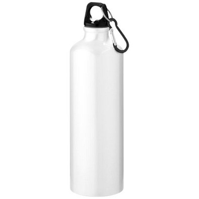 Pacific Trinkflasche mit Karabiner, 770 ml, weiss Pacific Trinkflasche mit Karabiner, 770 ml, weiss