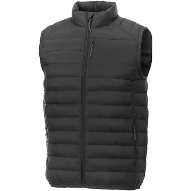 Pallas GRS recycelter wattierter Bodywarmer für Herren, storm grey, S