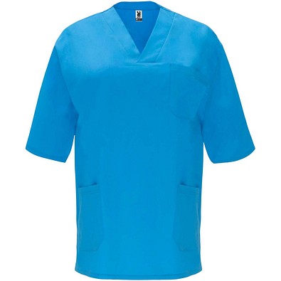 Panacea Kurzärmeliges Arbeitshemd, 160 g/m2, unisex, donau-blau, L
