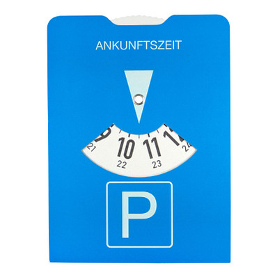 Papp-Parkscheibe Board, blau