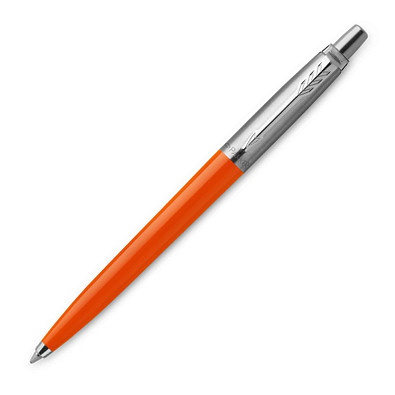 PARKER Kugelschreiber Jotter Recycled, blaue Mine, orange/silber