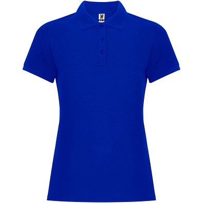 Pegaso Premium Poloshirt für Damen, blau, M