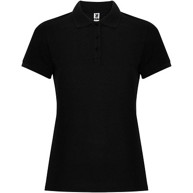 Pegaso Premium Poloshirt für Damen, schwarz, 2XL