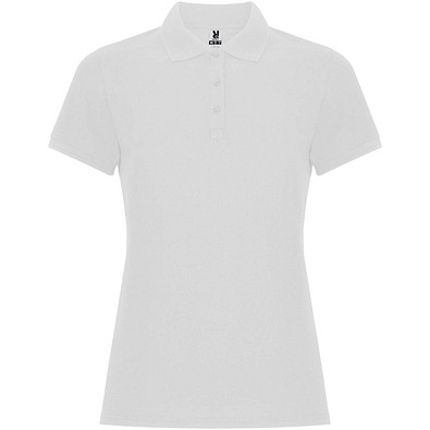 Pegaso Premium Poloshirt für Damen, weiss, L