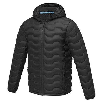 Petalite GRS Daunenjacke aus recyceltem Material für Herren, schwarz, M