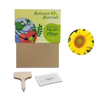 Pflanz-Set, 3er-Set, freie Zusammenstellung, 1-seit. Druck