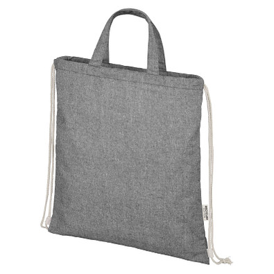 Pheebs Rucksack mit Kordelzug, heather schwarz