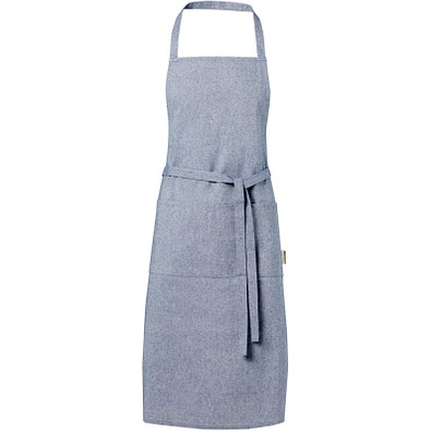Pheebs Schürze aus 200 g/m² Recyclingbaumwolle, heather blau