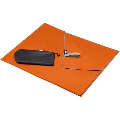 Pieter ultraleichtes und schnell trocknendes GRS Handtuch 100 × 180 cm, orange