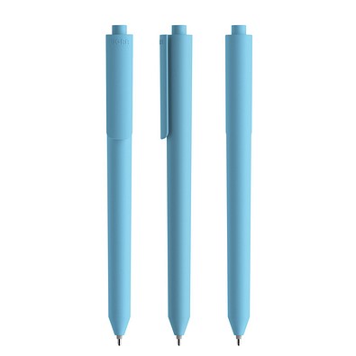 Pigra P03 Soft Touch Push Kugelschreiber, Light Blue