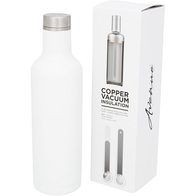 Pintol Kupfer-Vakuum Isolierflasche, 750 ml, weiß Pintol Kupfer-Vakuum Isolierflasche, 750 ml, weiß