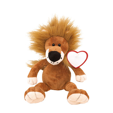 Plüsch-Löwe FETZY,braun, weiß