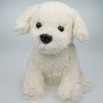 Plüschtier Hund Smarty ohne Halstuch, weiß