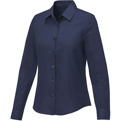 Pollux Damenbluse mit langen Ärmeln, navy, XL