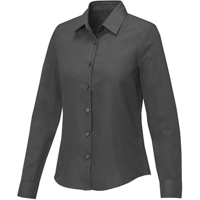 Pollux Damenbluse mit langen Ärmeln, storm grey, L
