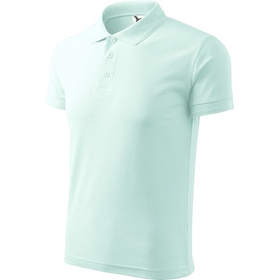 Polohemd Herren Pique Polo, 2XL, frost