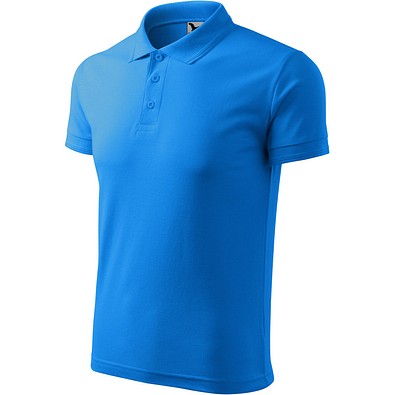 Polohemd Herren Pique Polo, 2XL, snorkel blau