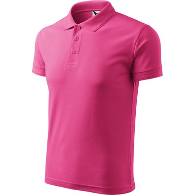 Polohemd Herren Pique Polo, XL, purpur