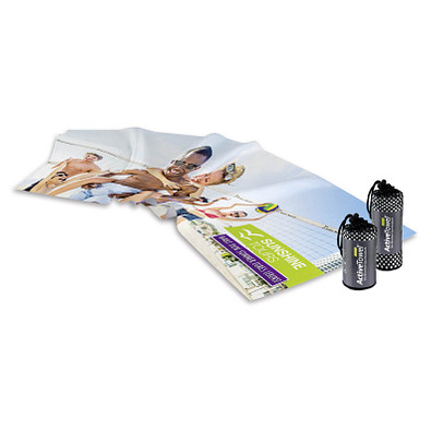 POLYCLEAN ActiveTowel® Sports 80 x 40 cm inkl. Druck, weiß