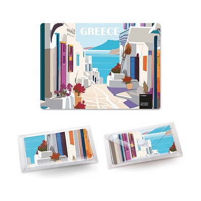 POLYCLEAN Displaytuch 21x15 cm im Etui, weiss / individuell