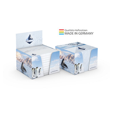 Geiger-Notes Haftnotiz Pop-Up-Box 72 x 72, 500 Blatt, inkl. Druck auf Box & Haftnotizen