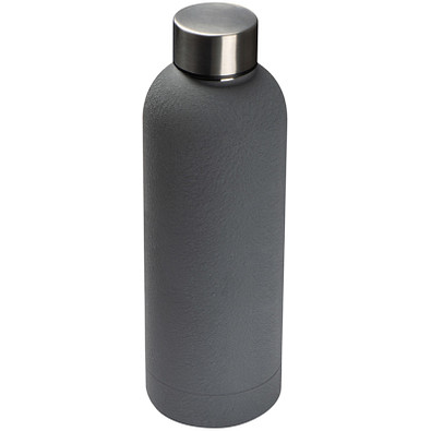 Edelstahl-Trinkflasche Premium, 500 ml, grau Edelstahl-Trinkflasche Premium, 500 ml, grau
