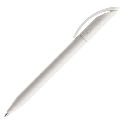 prodir® Drehkugelschreiber DS3 Biotic Pen TBB Twist, blaue Mine, Schnee
