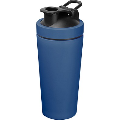 Proteinshaker aus Edelstahl LILY, dunkelblau