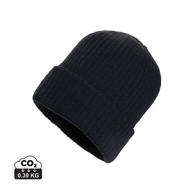 Pryor AWARE™ Polylana® Beanie mit Bündchen, schwarz