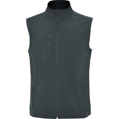 Softshell-Weste Quebec, S, Dark Lead