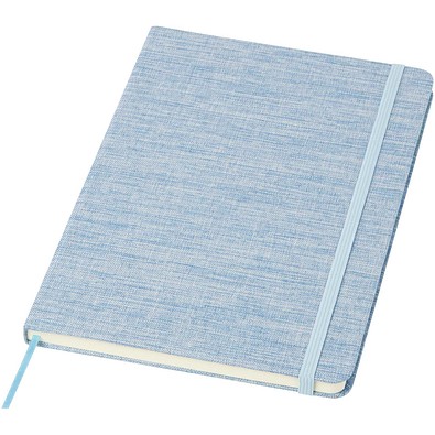 Ramona A5 Baumwoll Notizbuch, hellblau