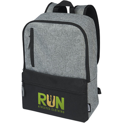 Reclaim 15 Zoll GRS recycelter Laptop-Rucksack 14 L, schwarz