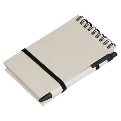 Recycelter Spiralblock aus Milchkarton Austin,beige