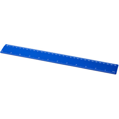 Refari 30 cm Lineal aus recyceltem Kunststoff, blau