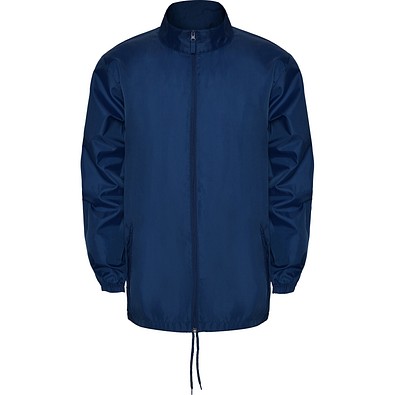 Regenjacke – leichte Windjacke mit Reißverschluss, L, Navy